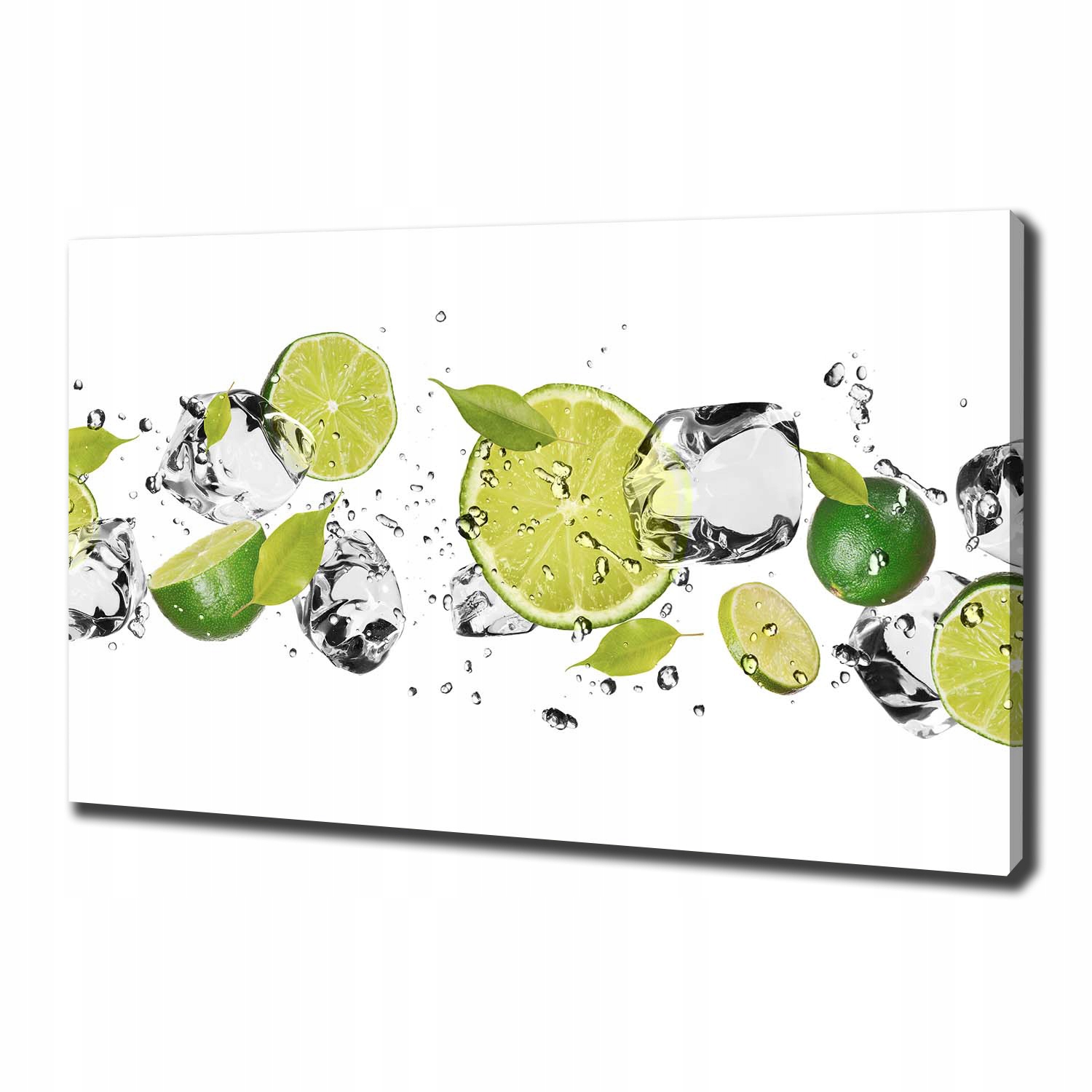 

Foto obraz na płótnie Limonka i woda 100x70 cm