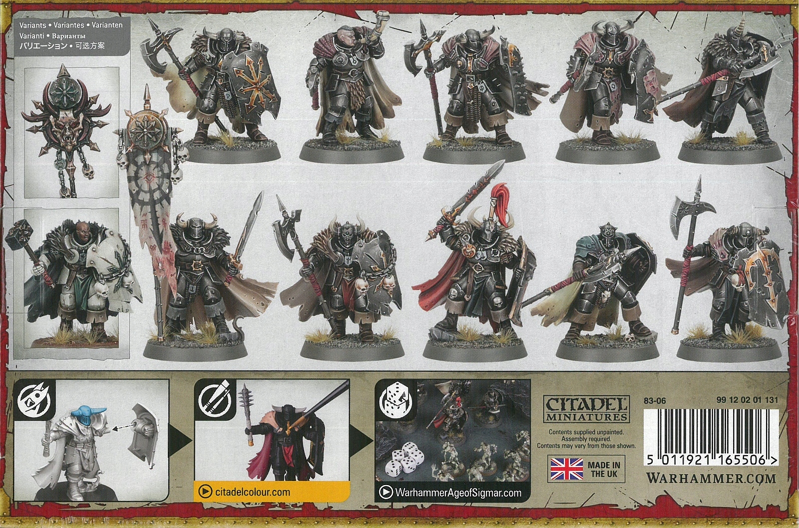 Slaves to Darkness Chaos Warriors Stan opakowania oryginalne