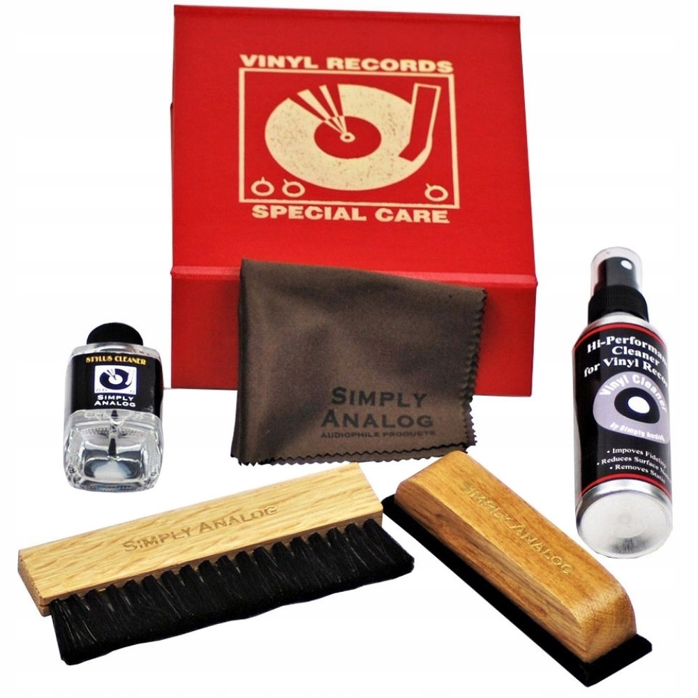 Simply Analog Deluxe Cleaning Boxset (červený)
