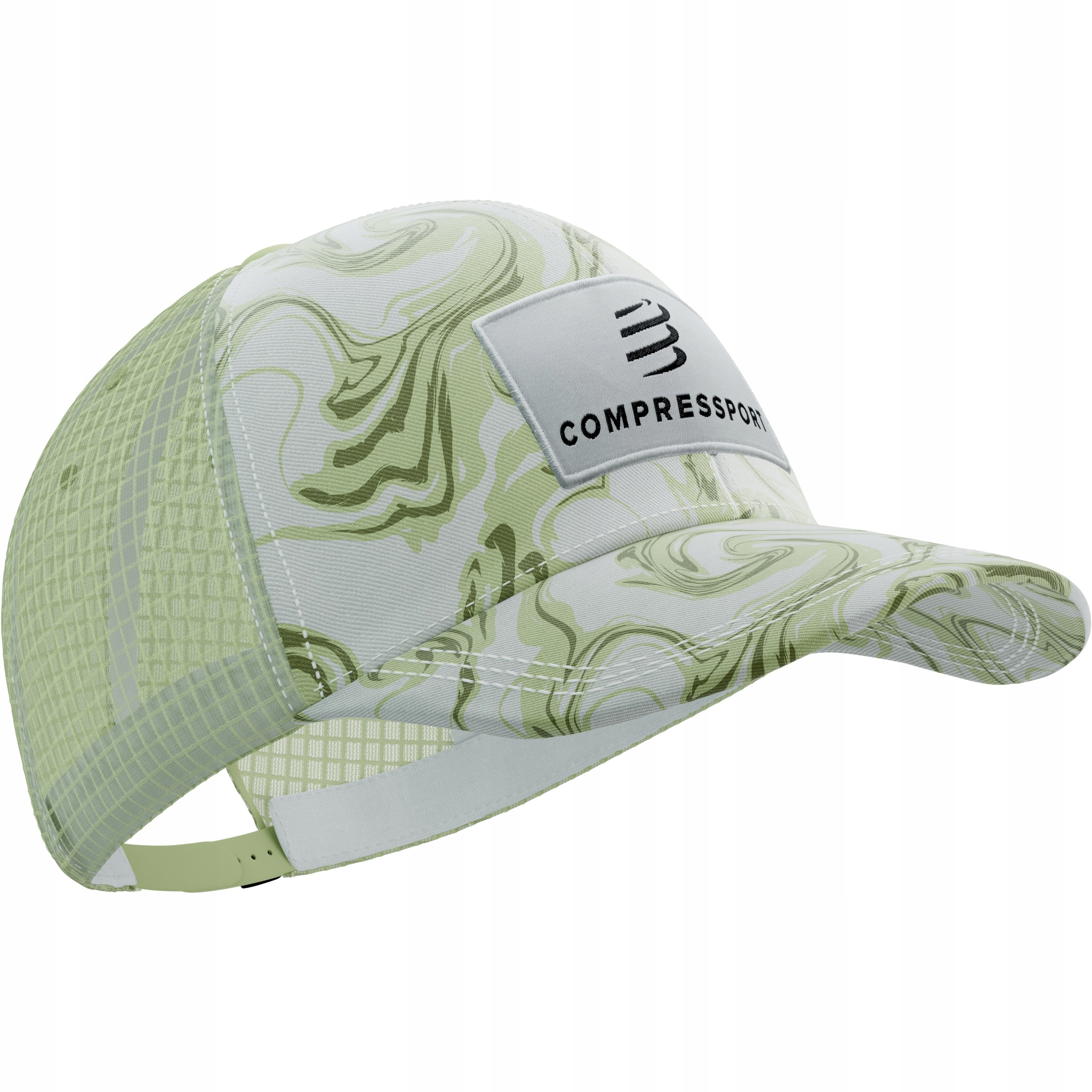 Czapka z Daszkiem do Biegania Compressport Trucker 6P Cap Camo Uniwersalna