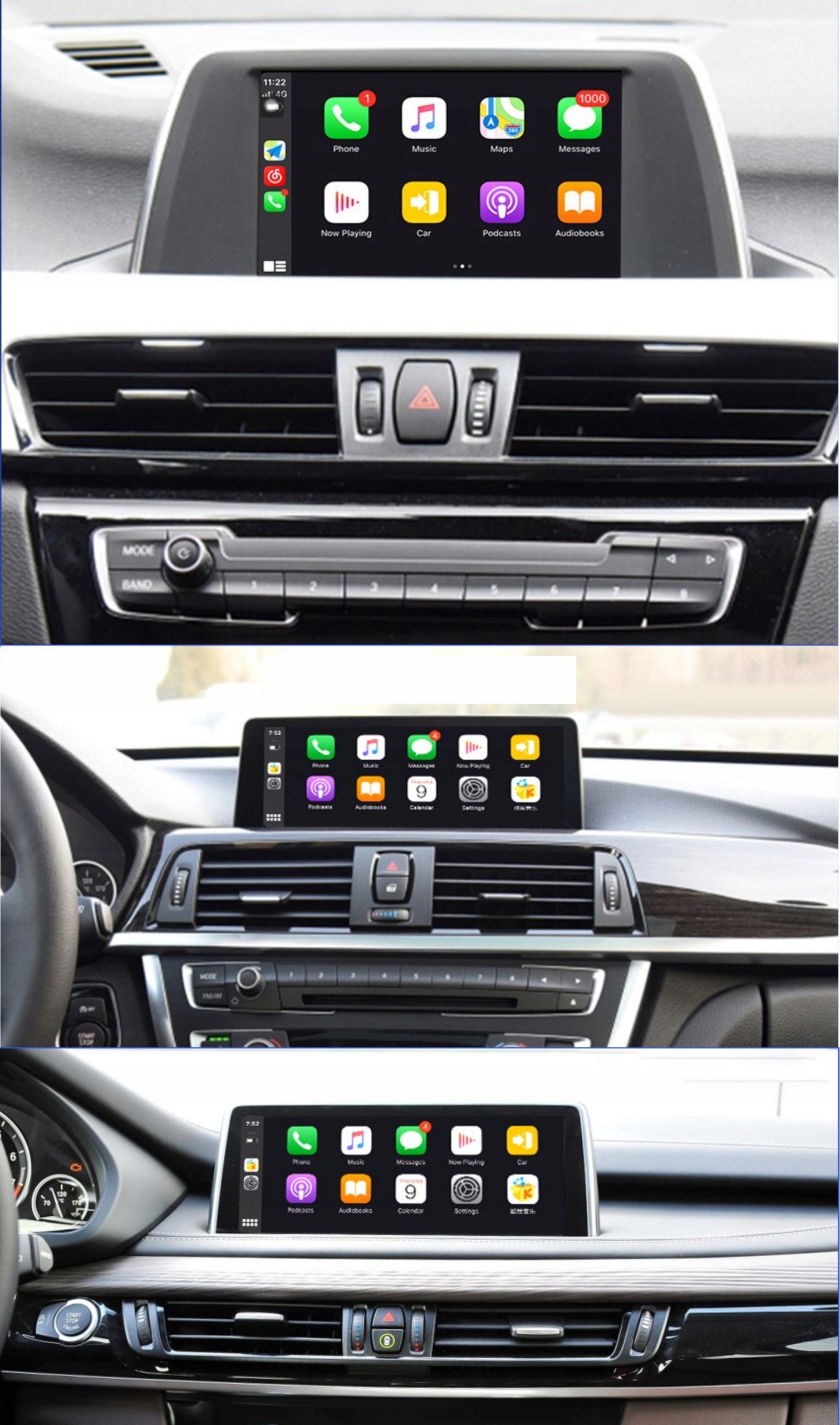 CARPLAY APPLE BOX ANDROID AUTO DO BMW EVO F30 F32 Model ANDROID
