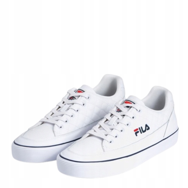 Fila Salpare Sportovní Bílé Prošívané Pánské Boty S Kůží 43 U_a