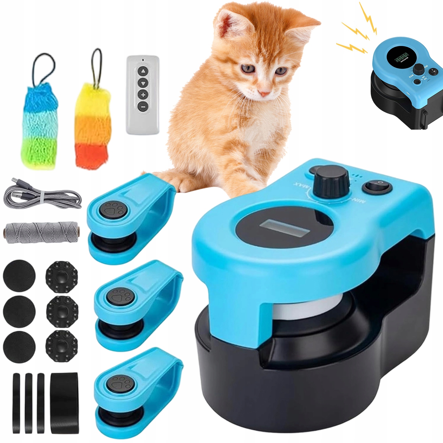 Interaktivní Hračka S Pohyblivou Myší Pro Kočky A Manuálním Dálkovým Ovládáním