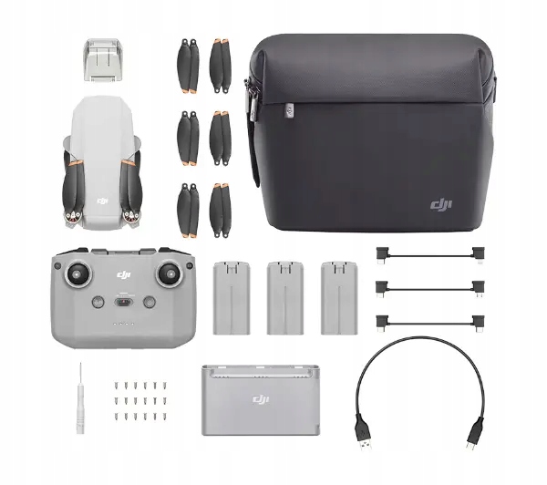 Dron Dji mini 4K Uhd Fly More Combo 10km 249g 31min 2250mAh Kontroler