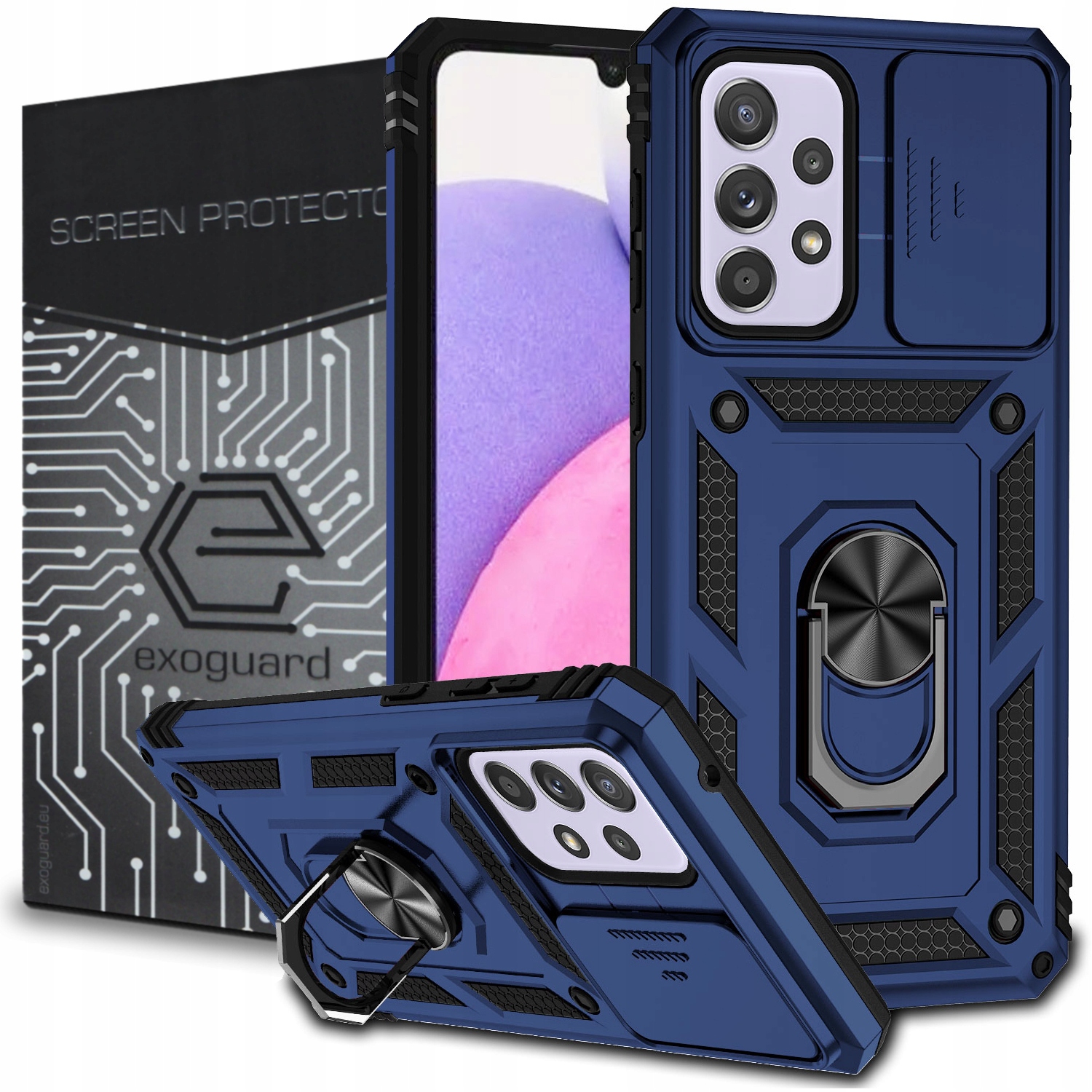 

Case Etui Pancerne+szkło do Samsung Galaxy A33 5G