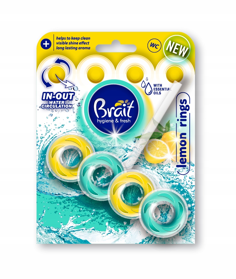 

Brait Kostka Toaletowa Lemon Rings 40g