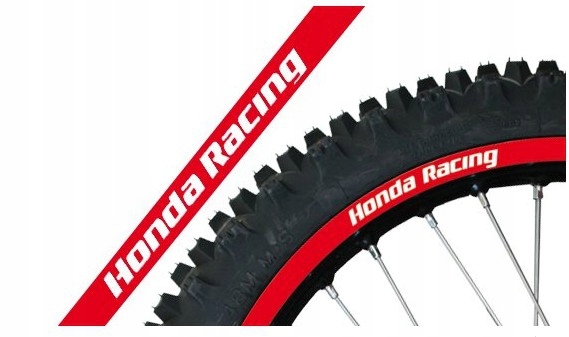 Полоски (наклейки) для оклейки колес Honda Racing