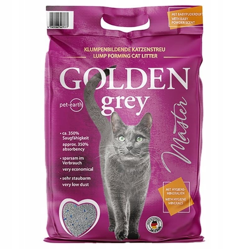 Golden Grey Master bentonitové stelivo pro kočky 14 kg
