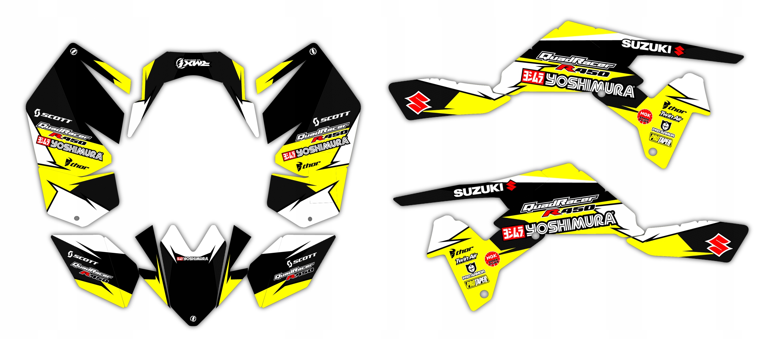 Dyha Nálepky štvorkolka Suzuki Ltr 450