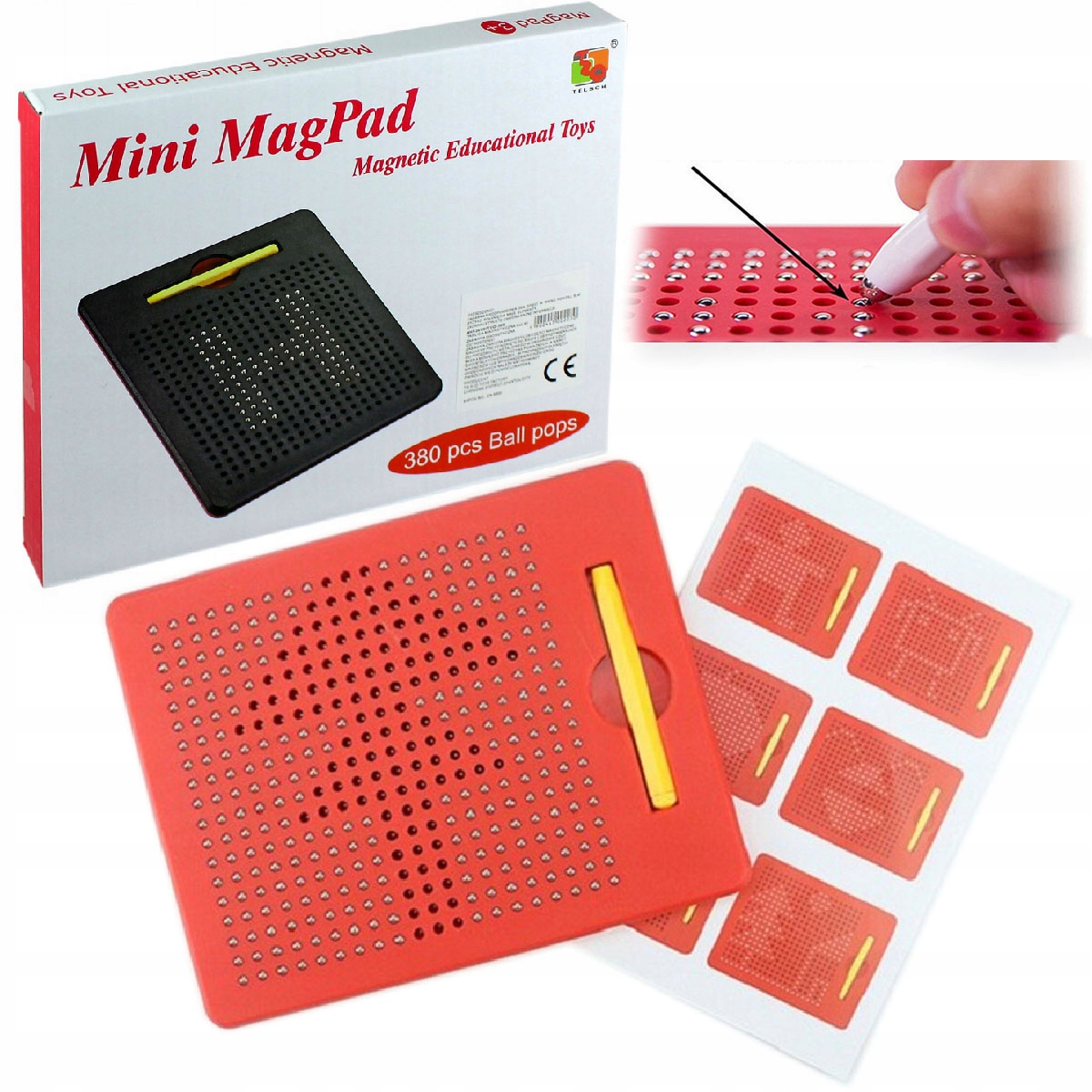 

022230 Mag Pad Tablica Magnetyczna Kulki 380 sztuk