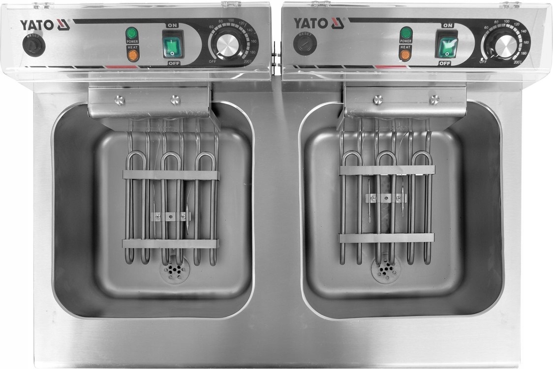 FRYTOWNICA Z SZAFKĄ SMAŻALNIK 2x11,5L YATO YG-04638 Liczba komór dwukomorowa