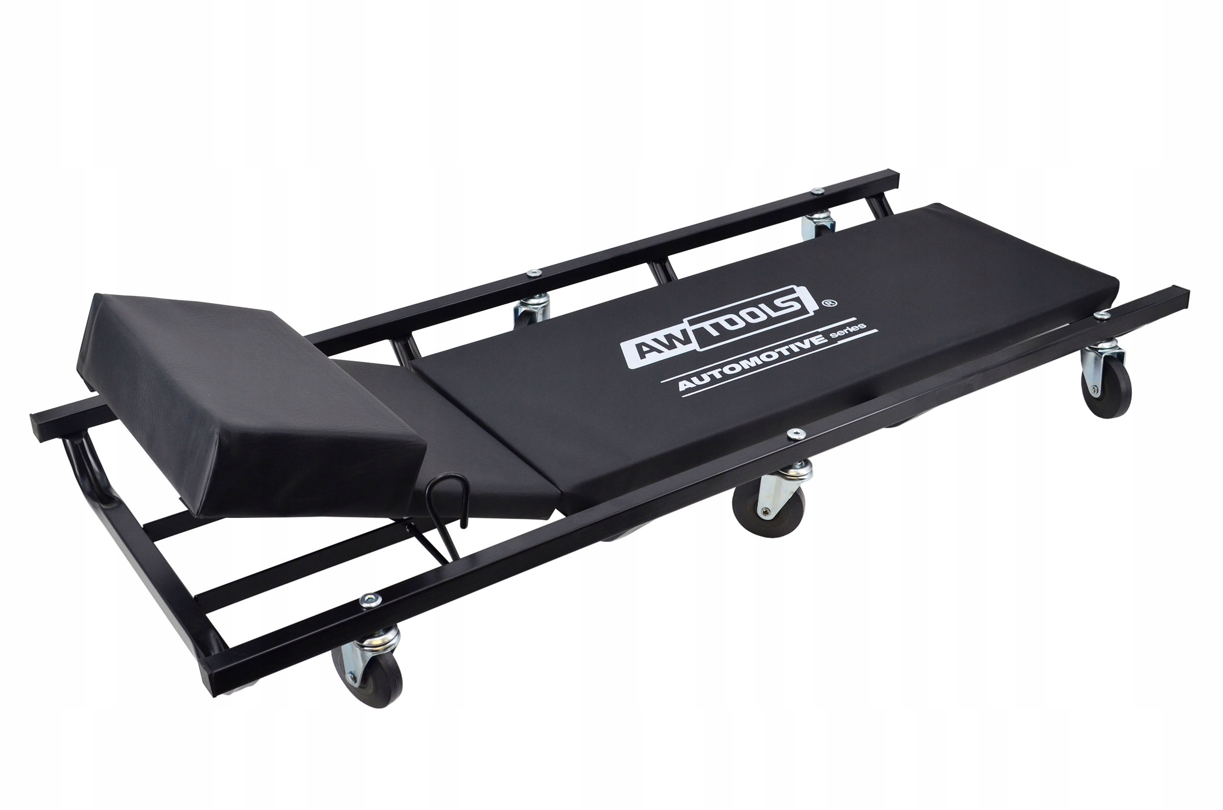 Awtools 3-POLOHOVÉ Čalouněné Dílenské Lehátko S Možností Nastavení Opěrky Hlavy