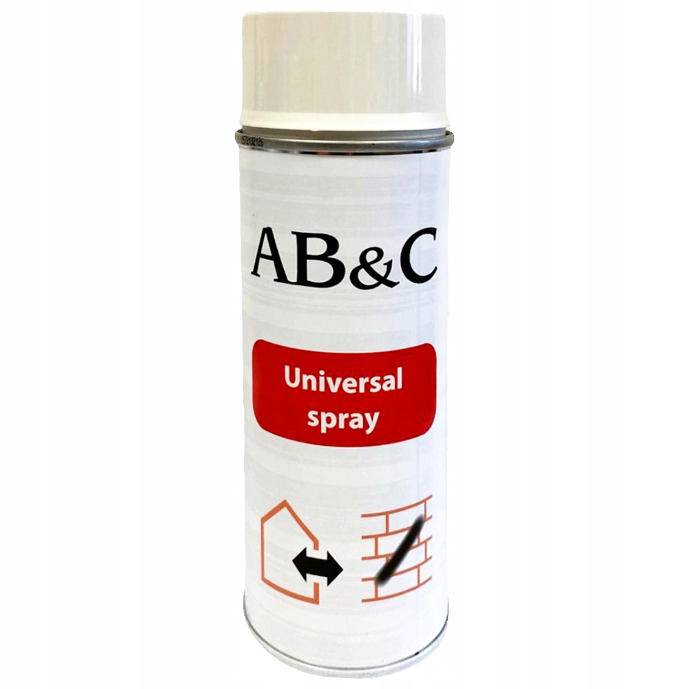 Lakier Farba Uniwersalna Biały Połysk Spray 400ML