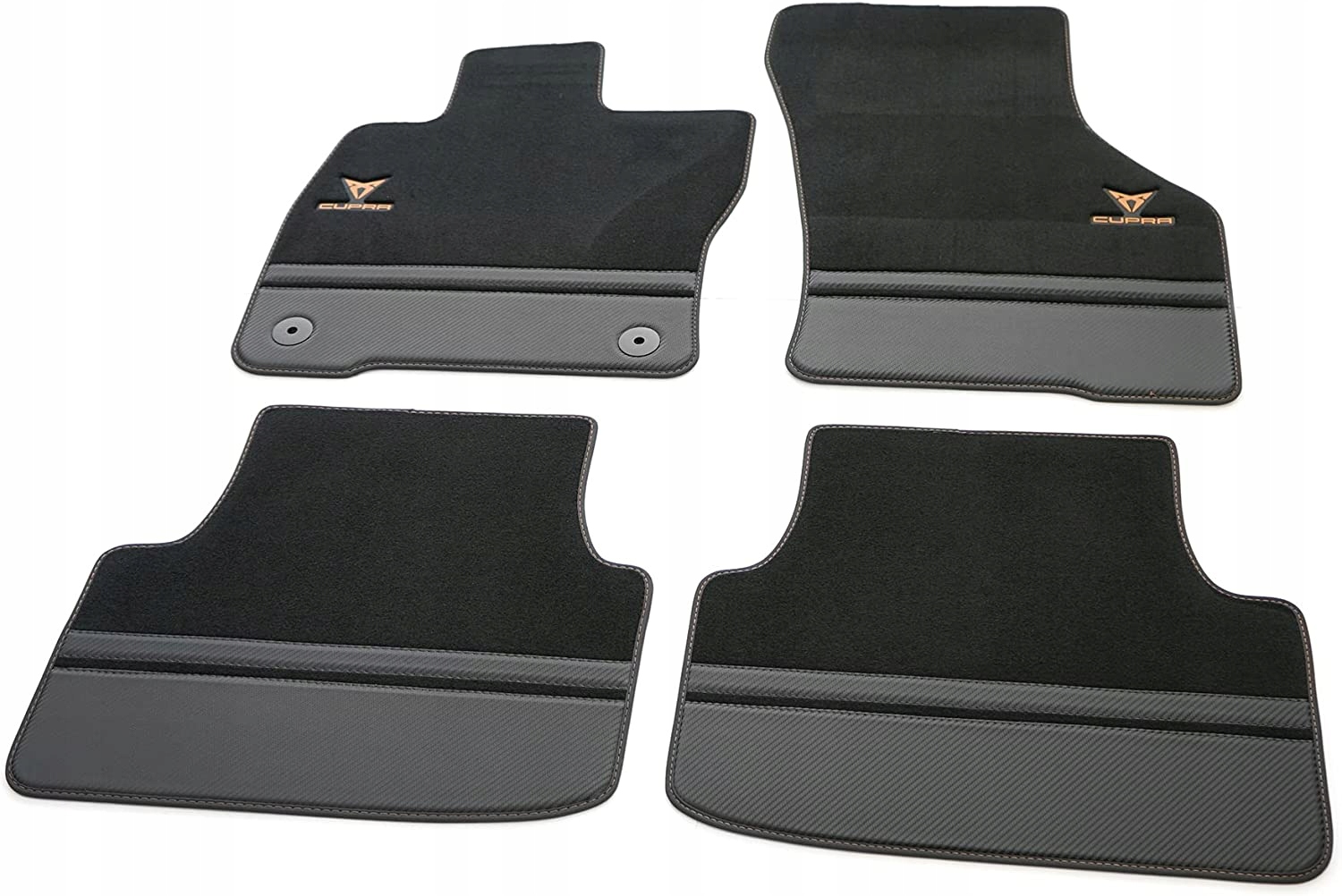 Koberce s povrchovou úpravou z uhlíkových vlákien Cupra Leon/formentor Oe Nové