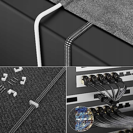 Kabel krosowy ARISKEEN Ethernet Cat 8 3 m - 2 SZT Kolor wielokolorowy