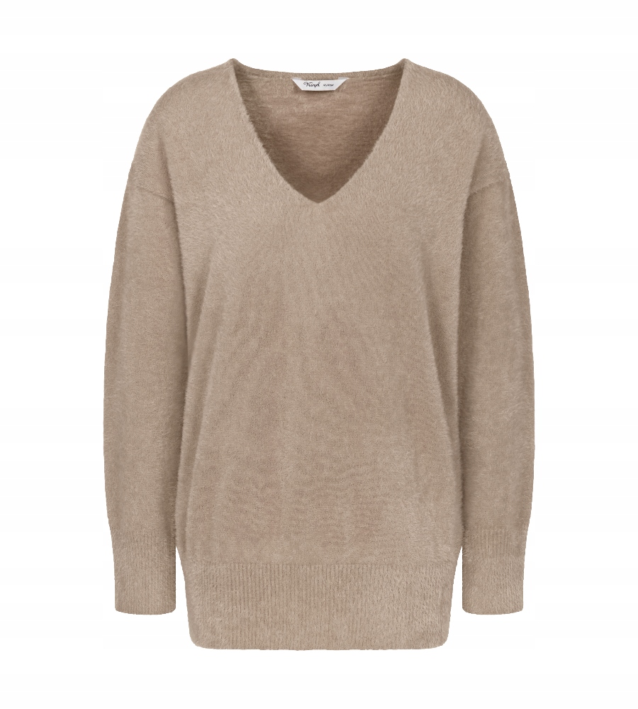 P330 Triumph dámský volný béžový svetr Smart Thermal V-Neck velikost M