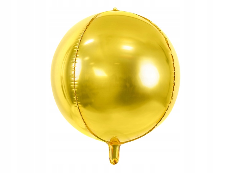 

Balon foliowy Kula złoty 40cm na wesele urodziny