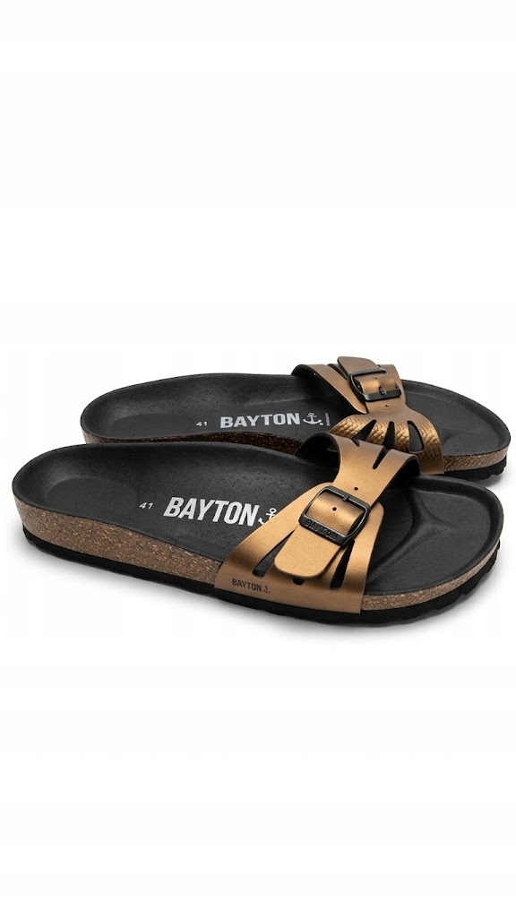 Bayton Dámské Nazouváky Hnědé S Koženým Páskem 41 3EA