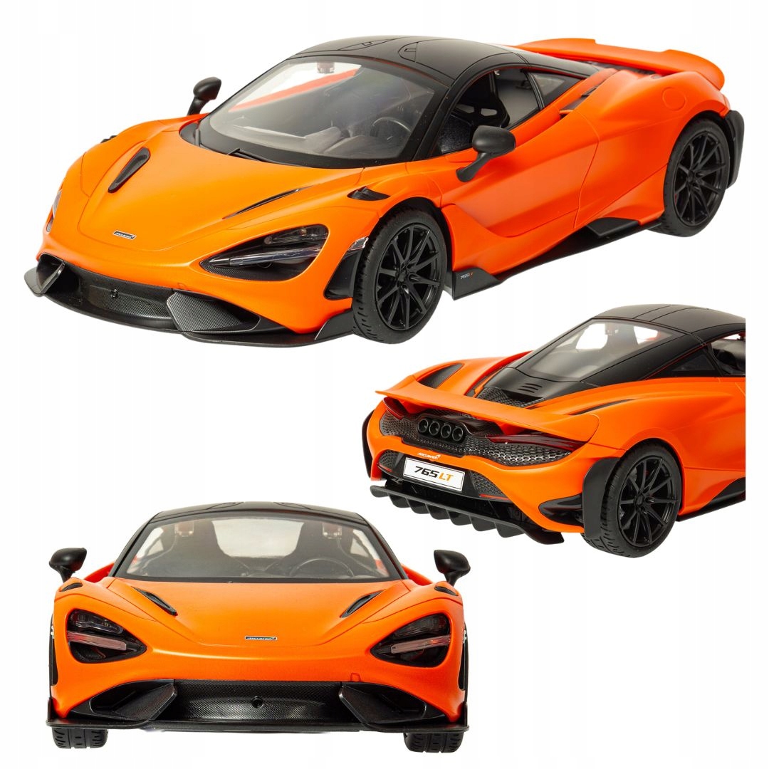 Dálkově ovládaný sportovní Rc vůz McLaren 765LT 1:24 oranžový