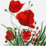 Křížková výšivka počítaná sada (kanva, mulina)