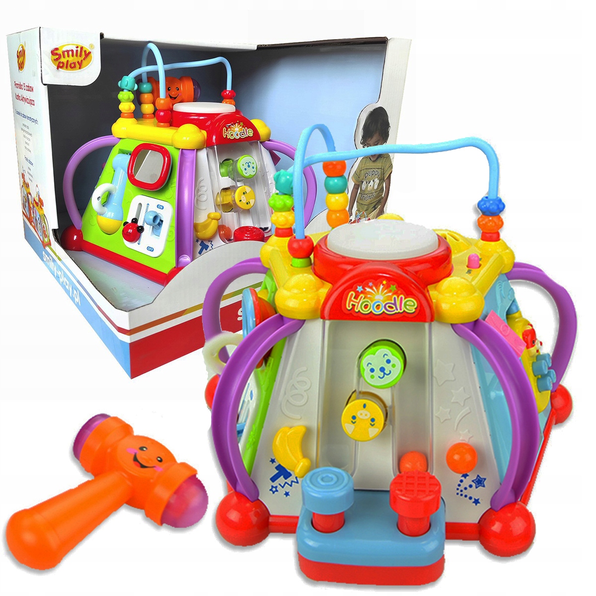 

Kostka edukacyjna Smily Play 83653 15 zabaw