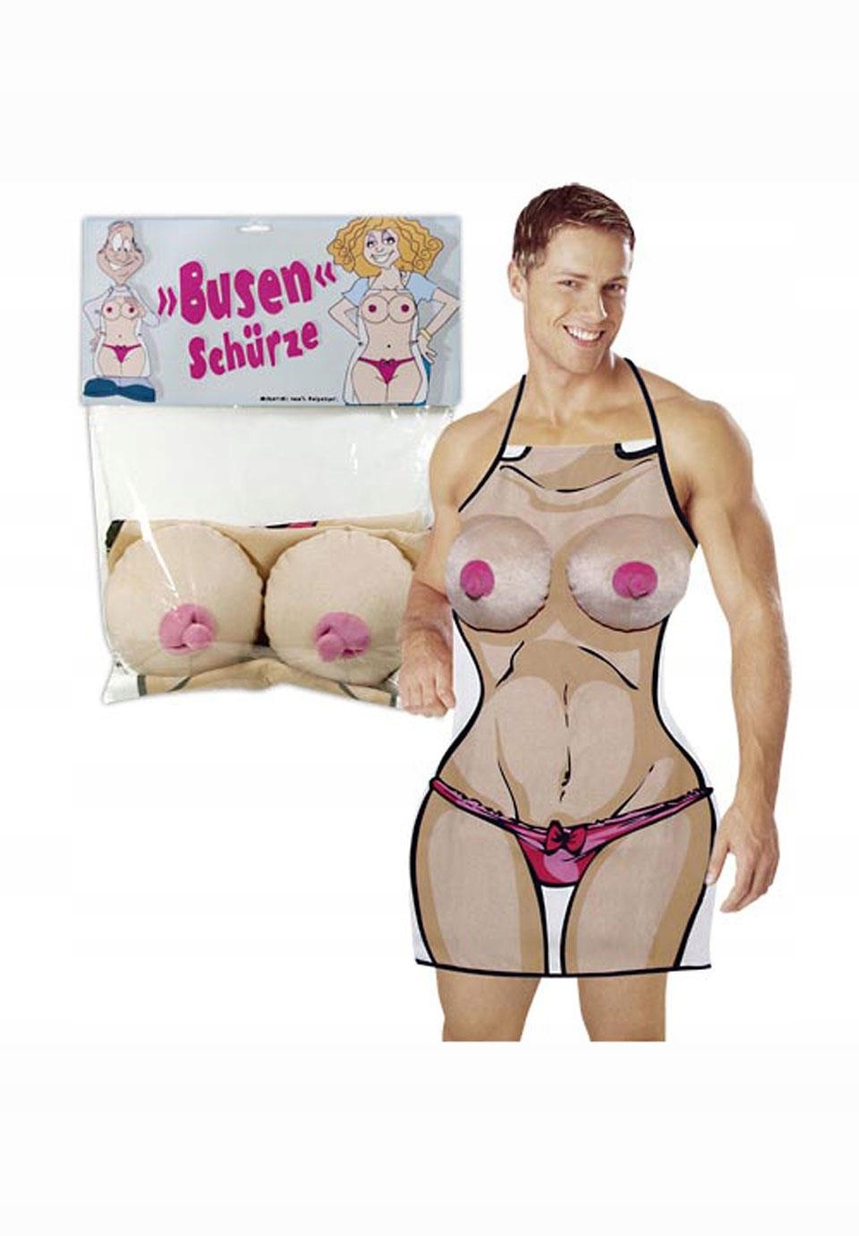 

Fartuch Pluszowe Cycki na Święta Mikołajki