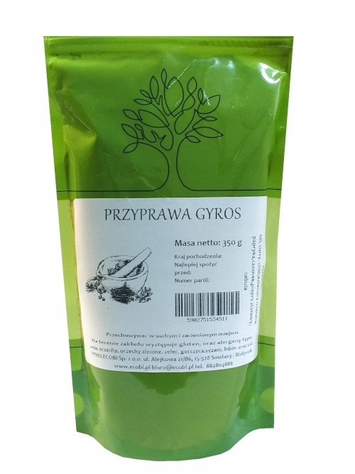 PRZYPRAWA GYROS 350g BEZ GLUTAMINIANU DO GYROSA