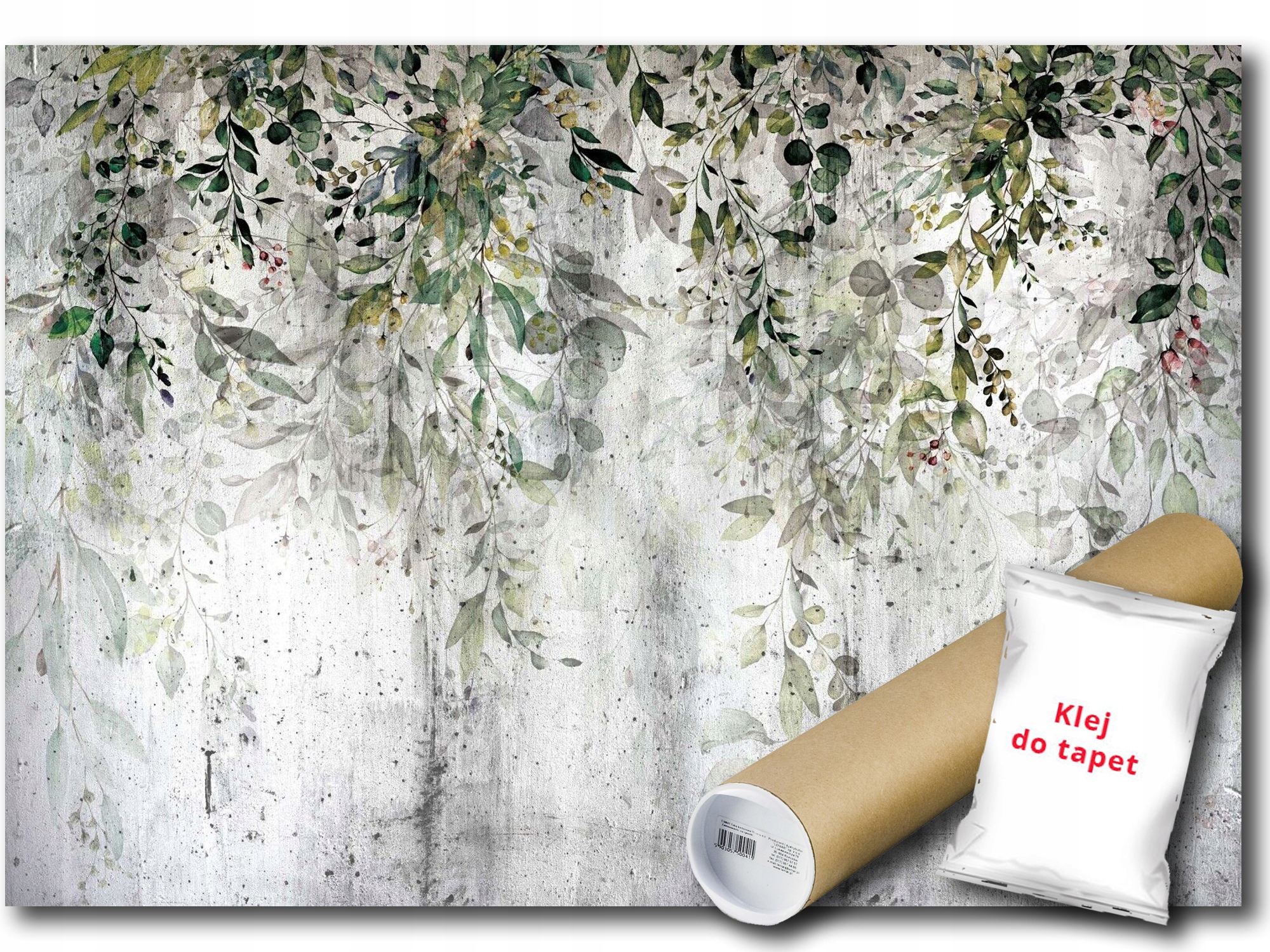 Fototapeta Flizelina Listy Rastliny Betón 416x290