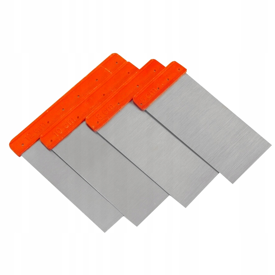 SZPACHLE JAPOŃSKIE MALARSKA 50-120 MM 4 SZTUKI JAPONKI SZPACHELKI Typ szpachelka