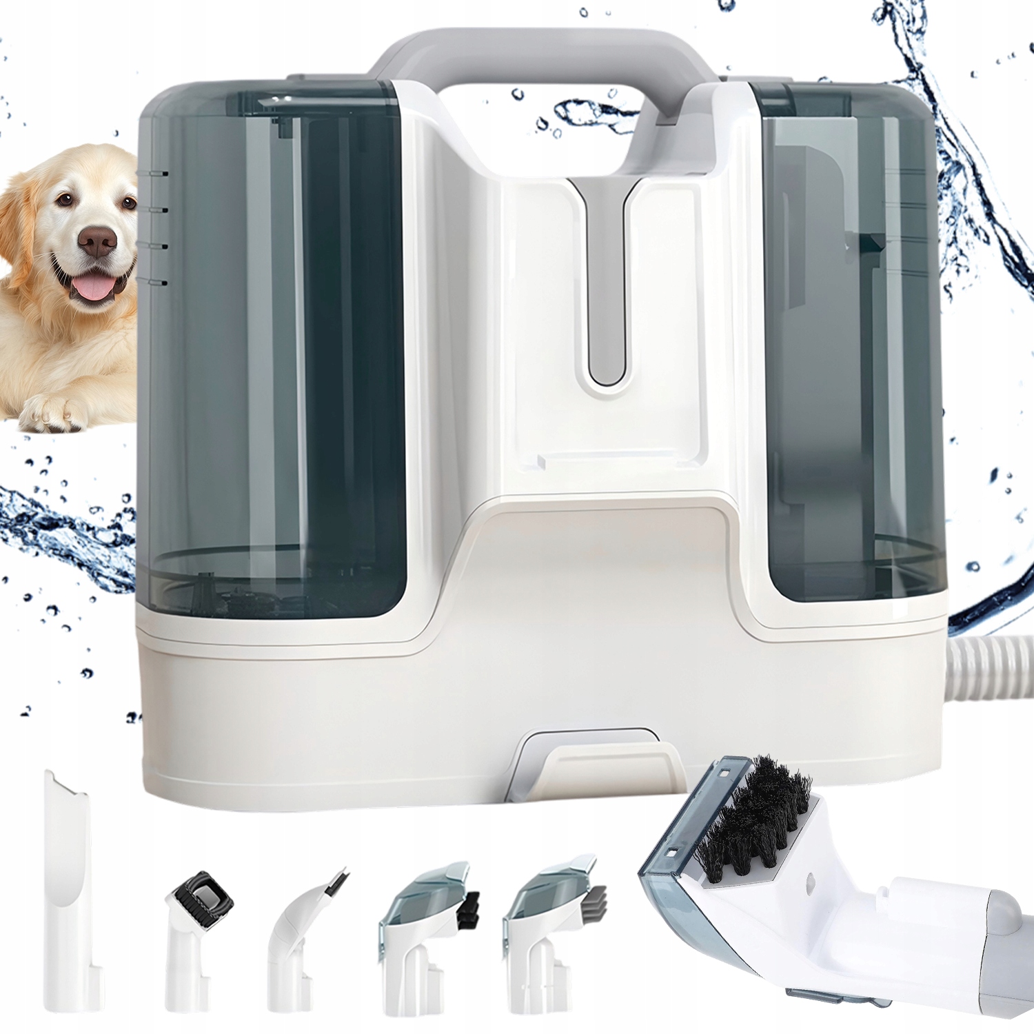 Vysokotlaká Parní Žehlička 450 W S Vyměnitelnými Kartáčovými Hlavami