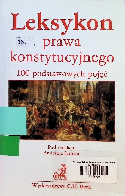 Leksykon prawa konstytucyjnego