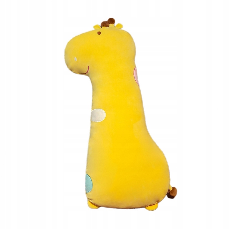 Maskotka Pluszak Przytulanka Wałek Poduszka Żółta Żyrafa Gigant 115 cm