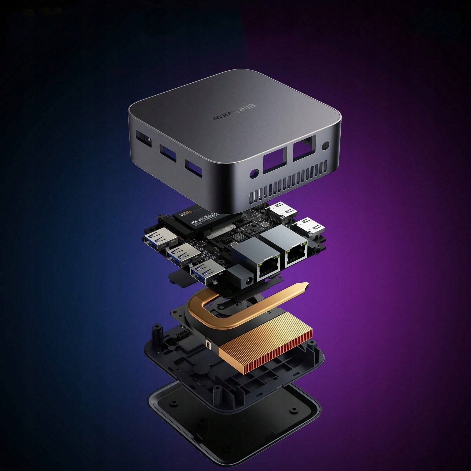 Komputery Minikomputer Blackview MP80 N97 Intel 12th 16GB/512GB Wielkość pamięci RAM 16 GB