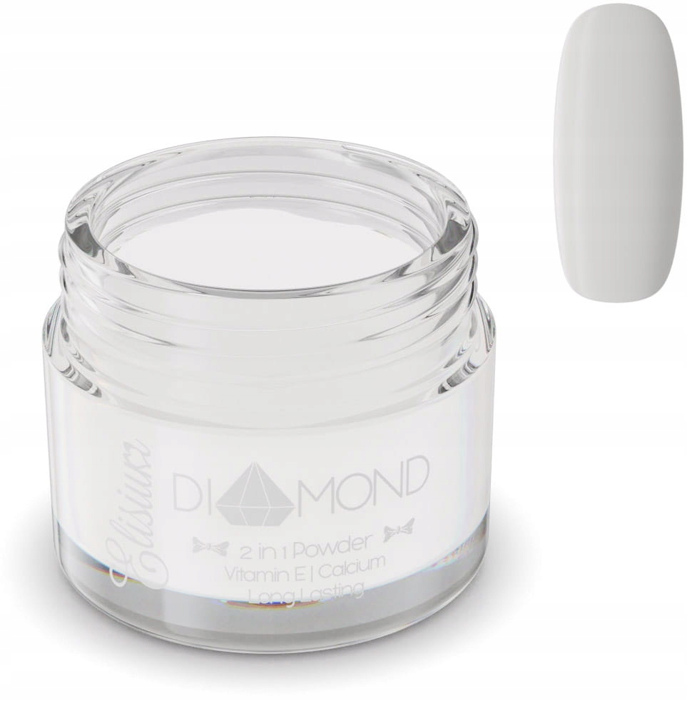 Elisium Puder Proszek Tytanowy Do Manicure White Lady DN610 23 g