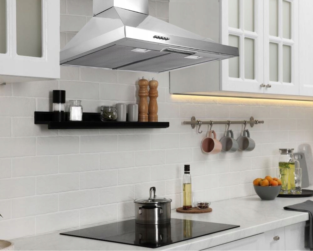 OKAP KUCHENNY KOMINOWY ŚCIENNY 60CM STAL LED Kod producenta SHCP-651-I2