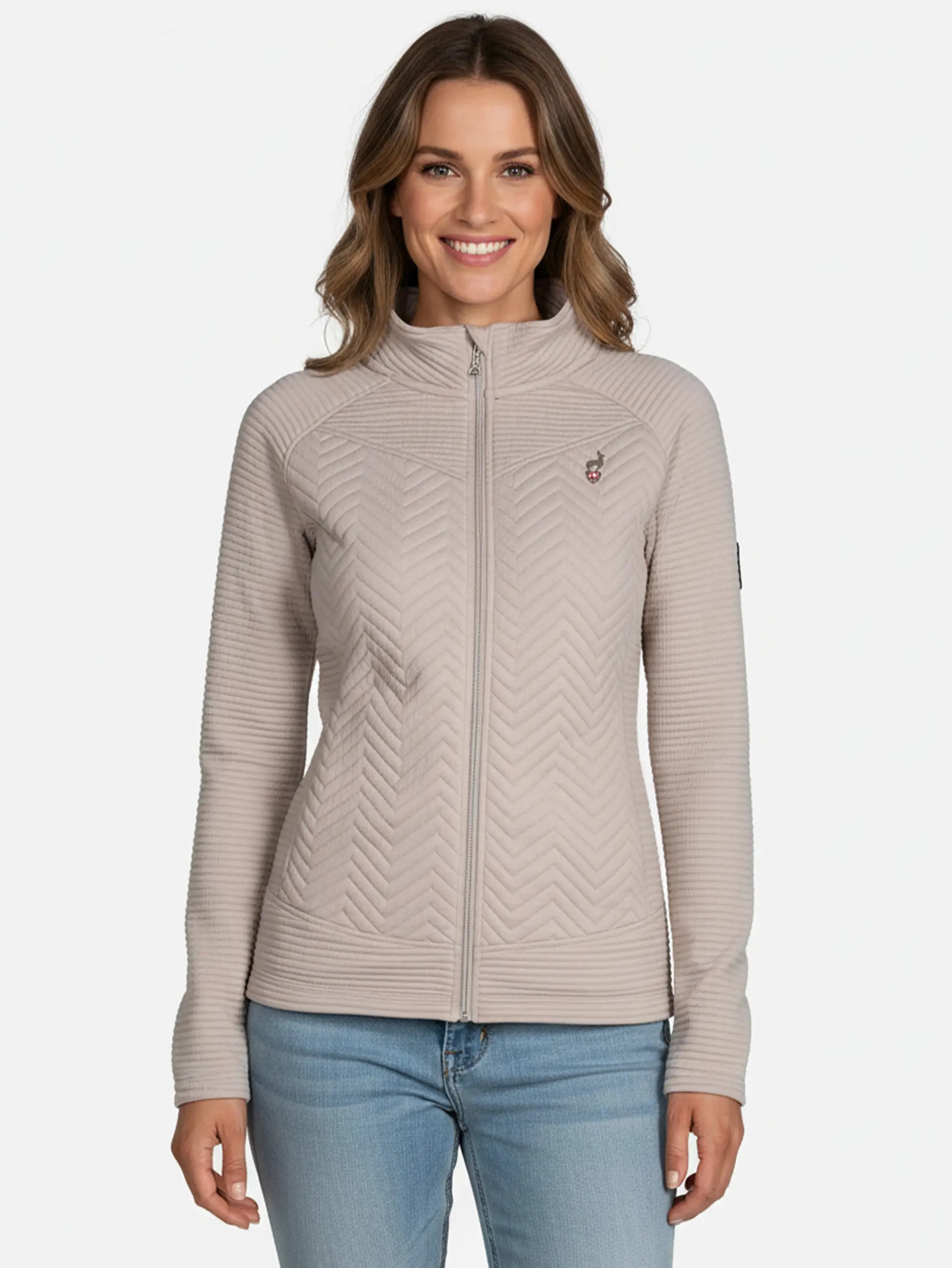 Mikina Aulp Simix, prodyšná, 2 kapsy, béžová L