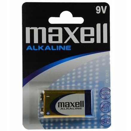 Bateria Maxell alkaliczna 9V, 6LR61, 1 szt.