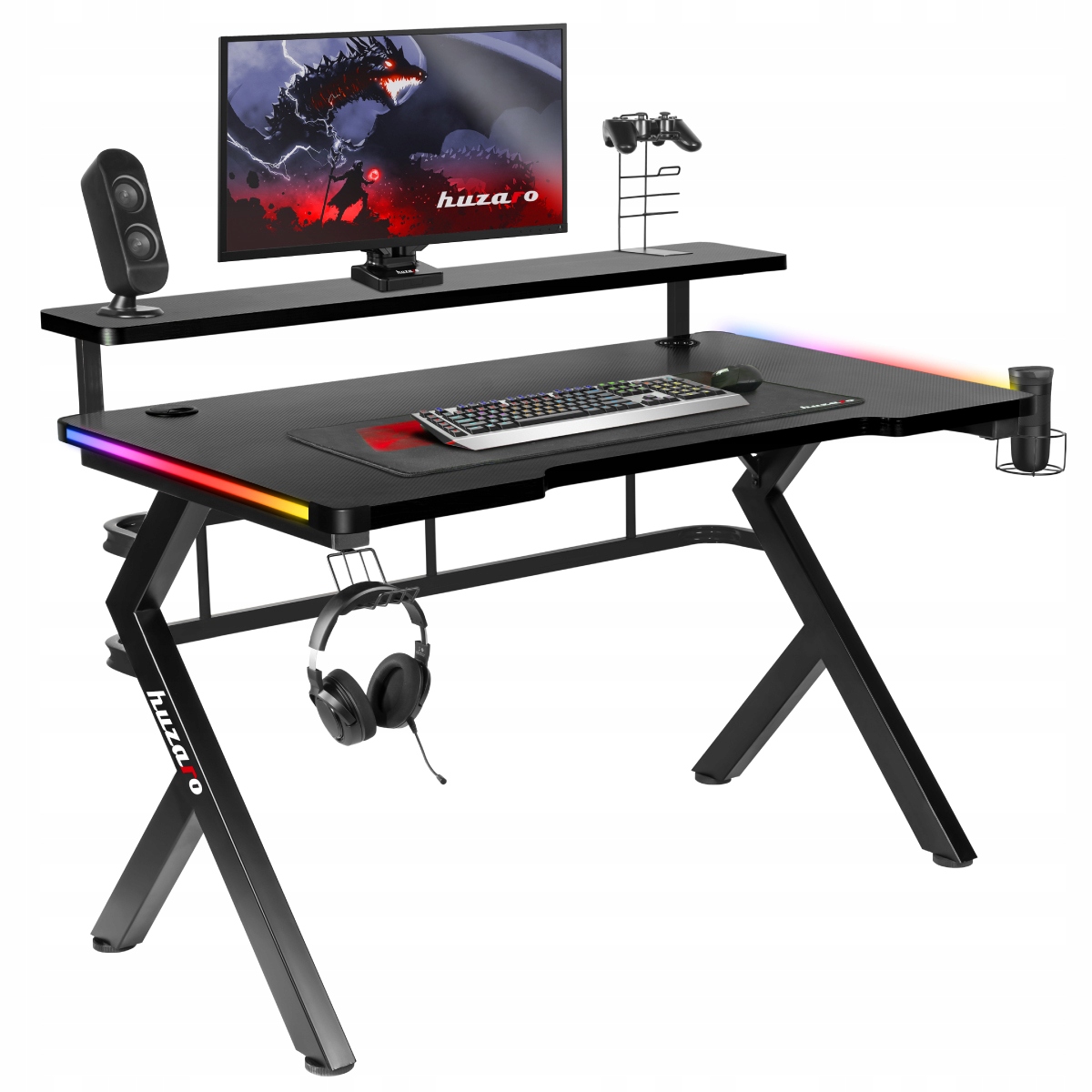 

Biurko Gamingowe Huzaro Hero 5.0 Rgb