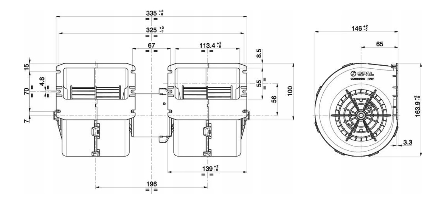 Blower / вентилятор сжечь 009-B40-22 24 в