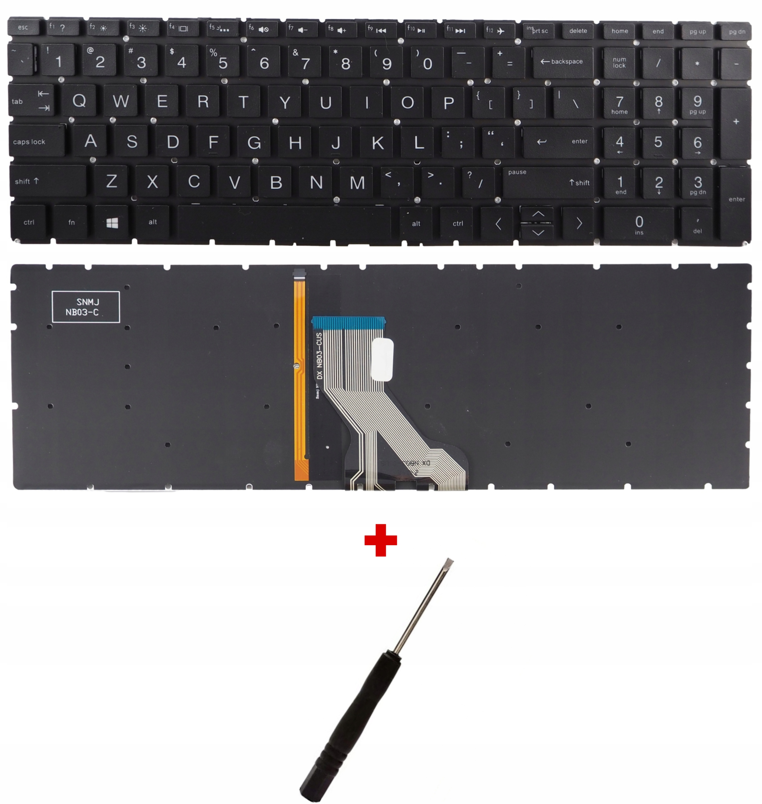 Nová Klávesnica pre Hp Pavilion 250 G7 255 15-DA 15-DB 15-DW 17-BY 17-CA Led