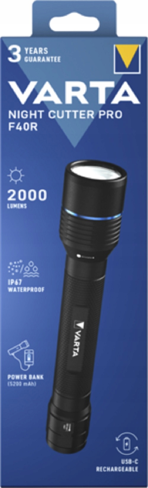 Latarka Varta Night Cutter Pro F40R