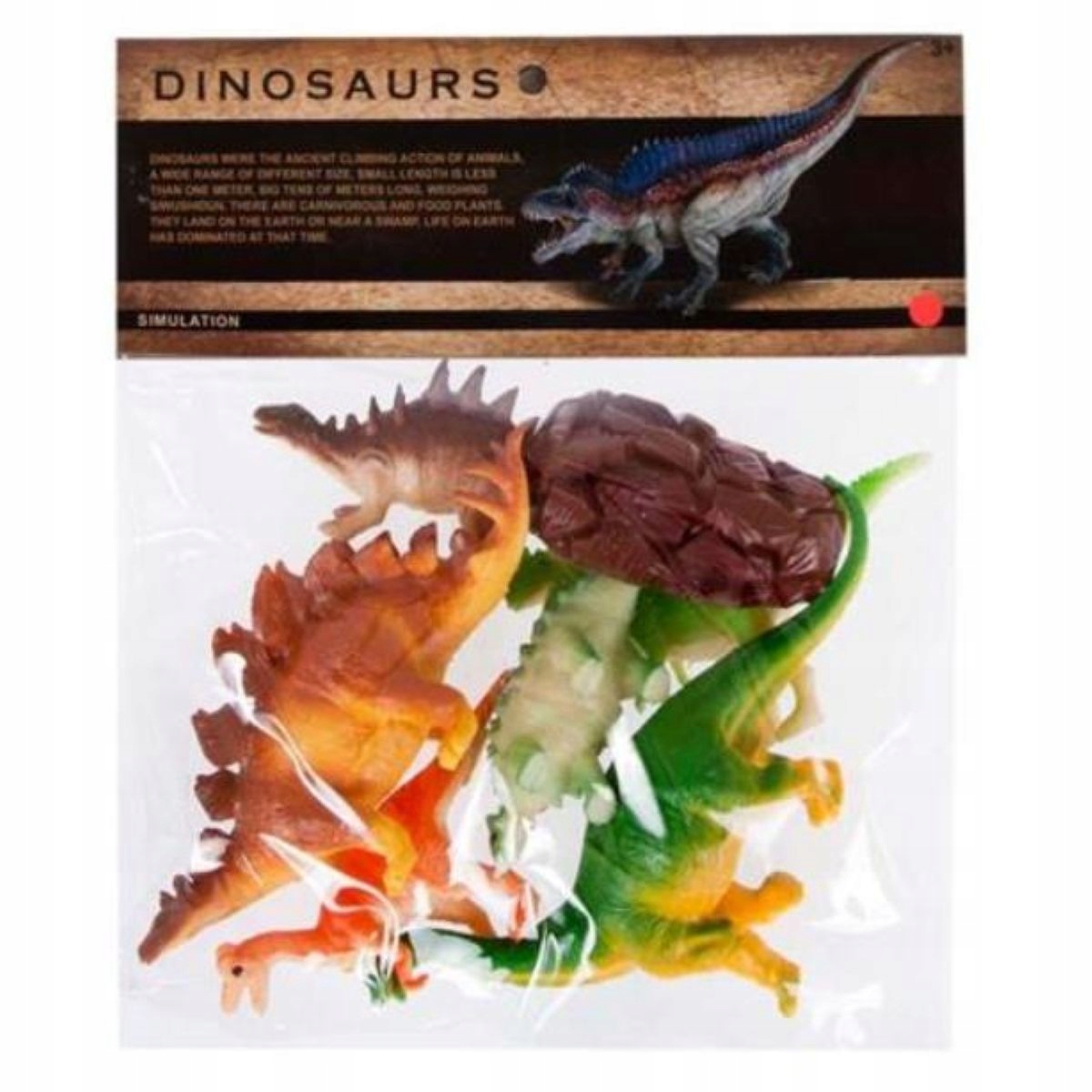 

Dinozaur 22X25 CM 6 Sztuk [figurka]