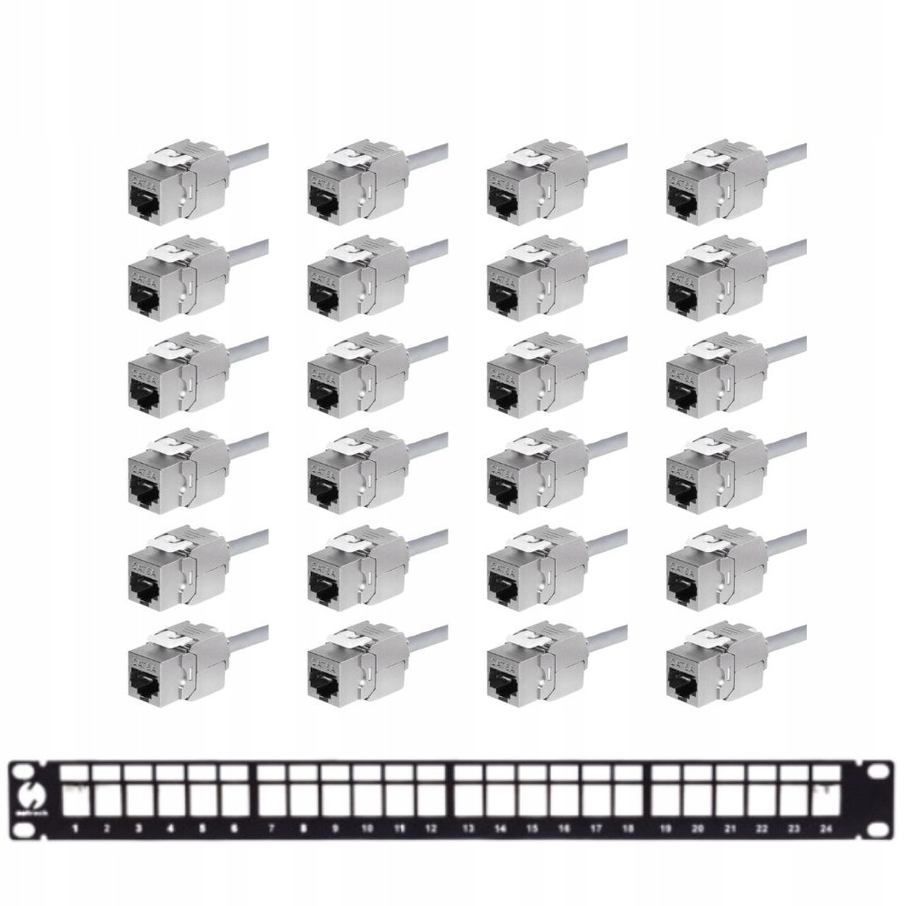 Netrack patch panel keystone 19
