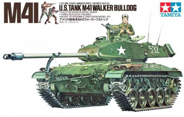M41 Walker Bulldog Tank U.s. 1:35 Tamiya 35055