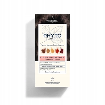 Phyto Color Barva na vlasy 3 Tmavý Kaštan