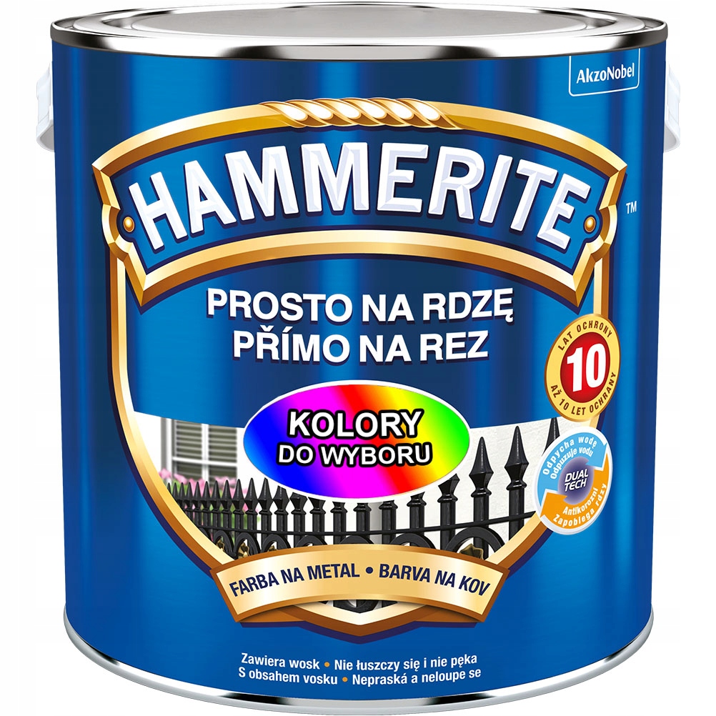 

Hammerite Farba do metalu na rdzę 2,5L