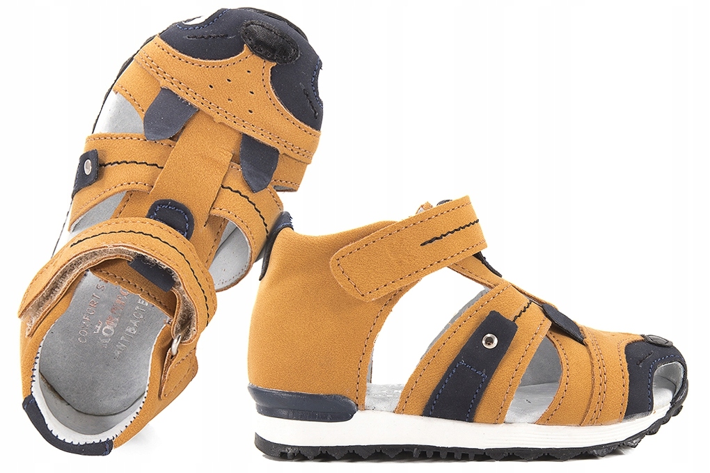 

Kornecki 6564 Sandałki Chłopięce Sandały camel 24