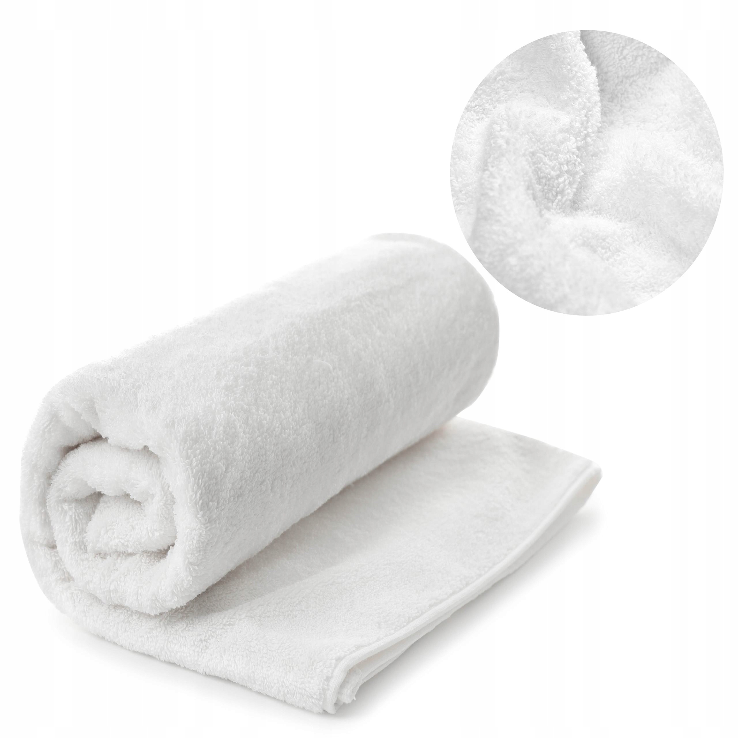 

Ręcznik Hotelowy Spa Biały Kosmetyczny Frote Gruby