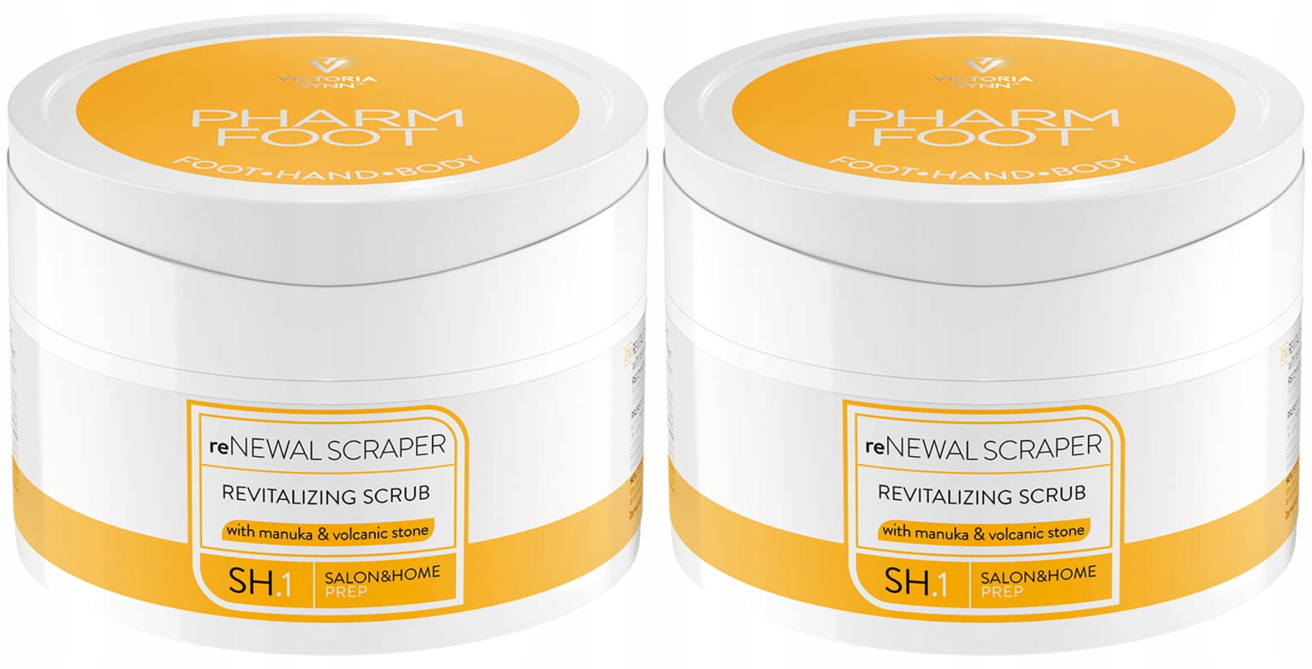 2 x Pharm Foot Renewal Scraper Revitalizační Peeling S Manukovým Medem 200G