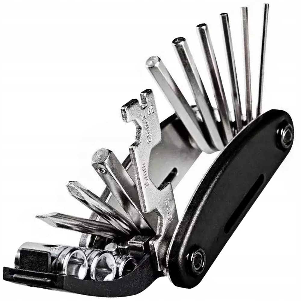 

Klucz Rowerowy Uniwersalny Multitool Zestaw 16w1
